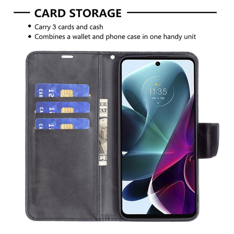 For Motorola Moto G200 5G / Edge S30 5G Lambskin Texture Pure Color Leather Phone Case