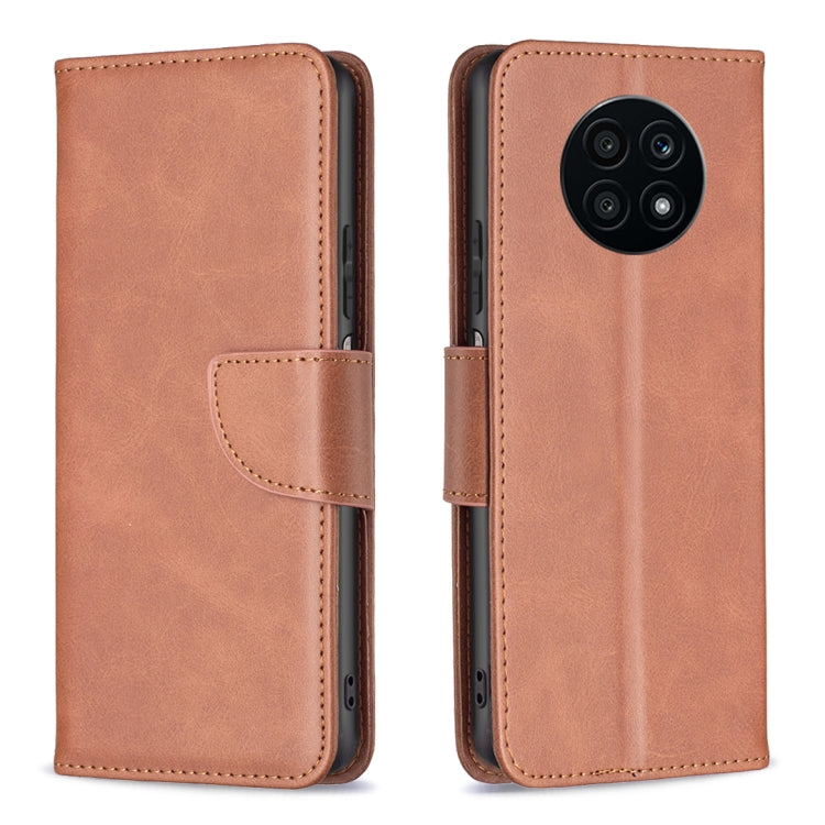 For Honor X20 Lambskin Texture Pure Color Leather Phone Case