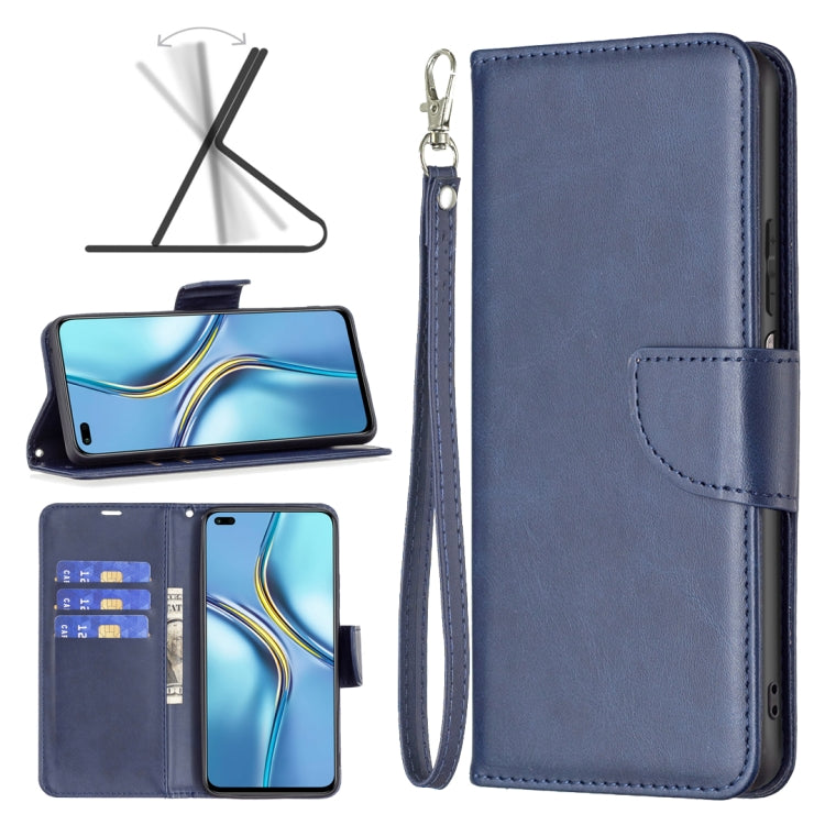 For Honor X20 Lambskin Texture Pure Color Leather Phone Case
