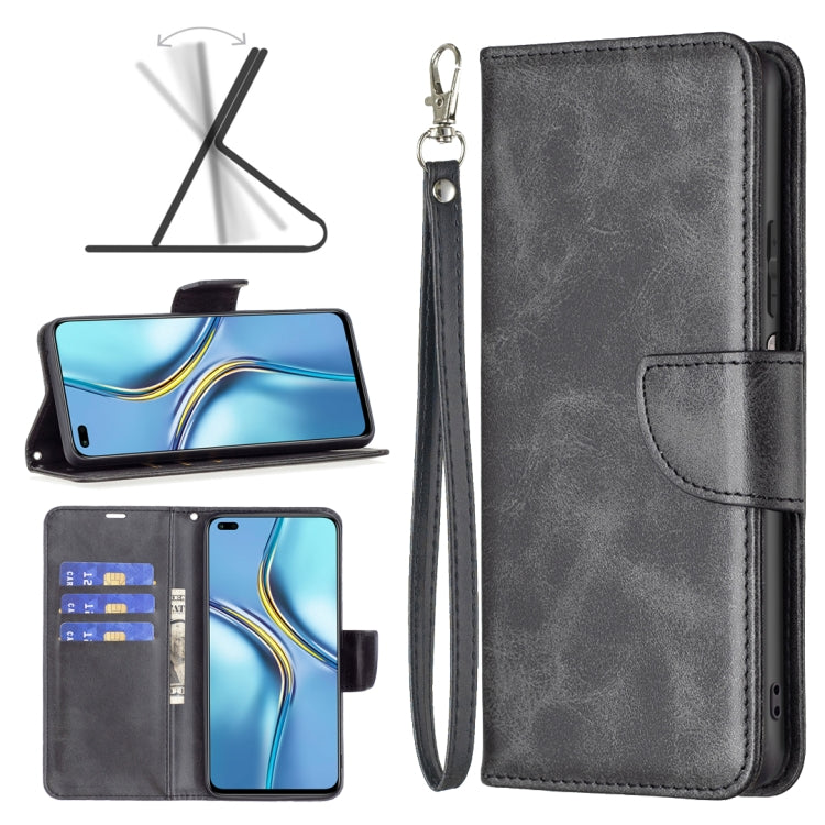 For Honor X20 Lambskin Texture Pure Color Leather Phone Case