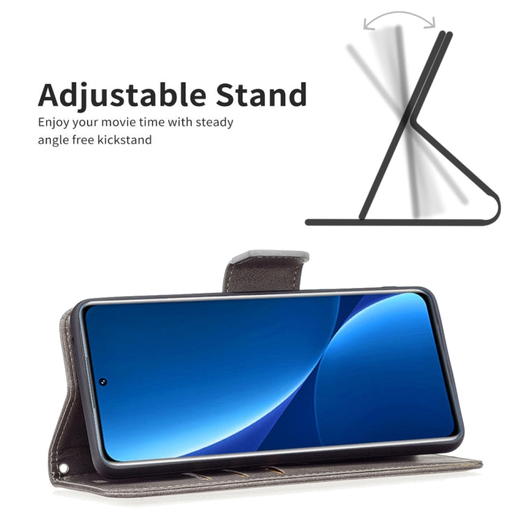 For Xiaomi 12 Pro Lambskin Texture Pure Color Leather Phone Case