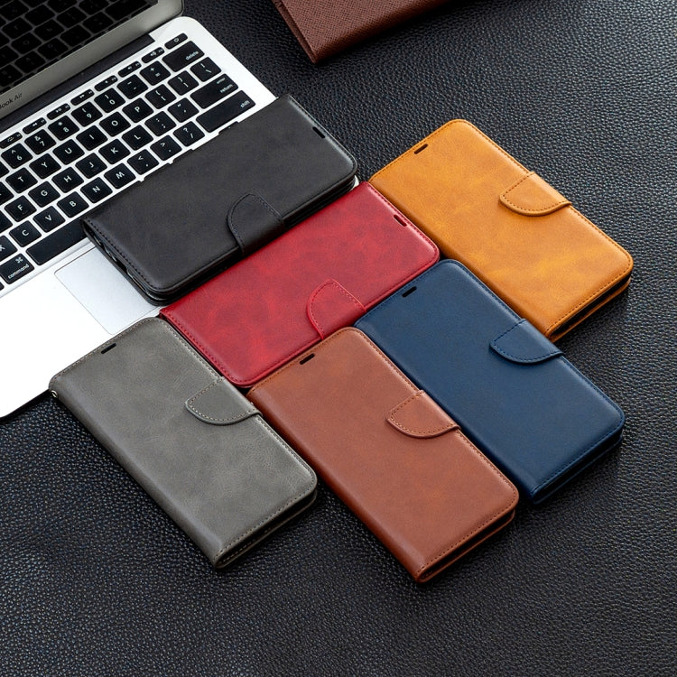 For Xiaomi 12 Pro Lambskin Texture Pure Color Leather Phone Case
