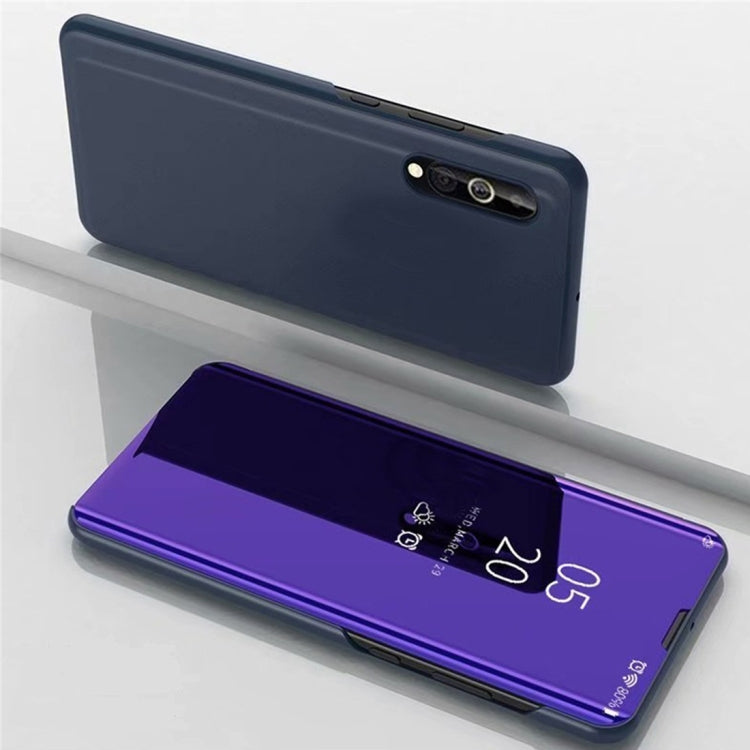 For Xiaomi Mi 9 Lite Electroplating Mirror Horizontal Flip Leather Case, with Holder
