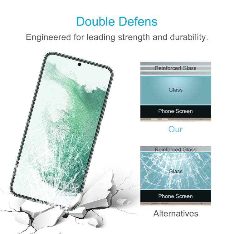 For Samsung Galaxy S22+ 5G 0.26mm 9H 2.5D Tempered Glass Film, Fingerprint Unlocking Is Not Supported