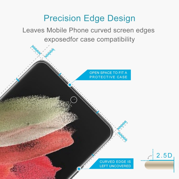 For Samsung Galaxy S21 Ultra 5G 50pcs 0.26mm 9H 2.5D Tempered Glass Film