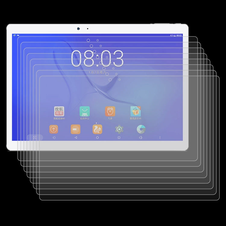 25 PCS 9H 2.5D Explosion-proof Tempered Tablet Glass Film For Teclast T10