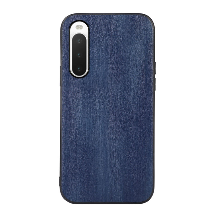 For Sony Xperia 10 IV Yellow Cow Texture PU Phone Case