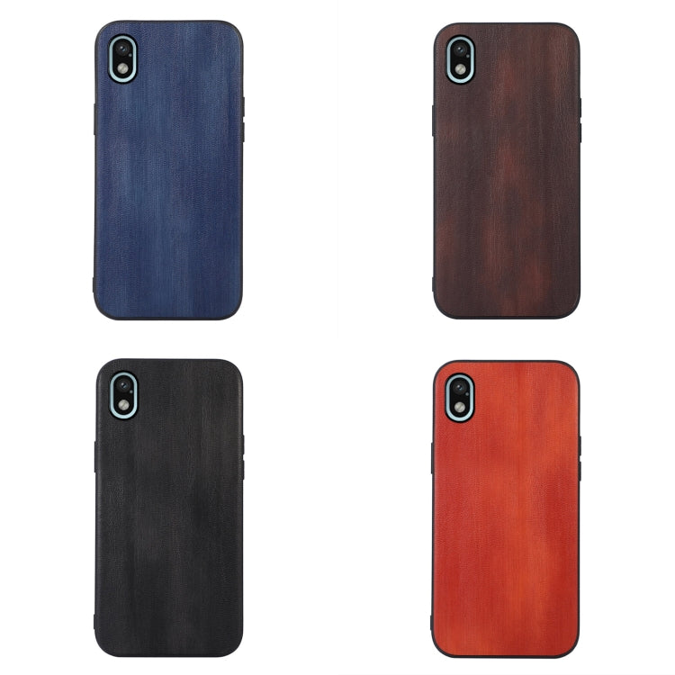 For Sony Xperia ACE III Yellow Cow Texture PU Phone Case