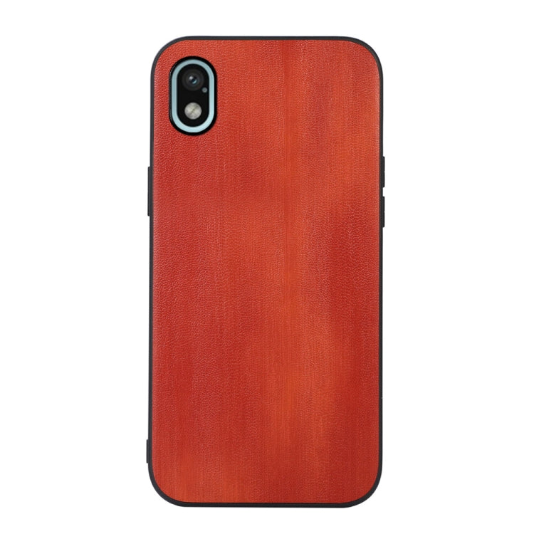 For Sony Xperia ACE III Yellow Cow Texture PU Phone Case