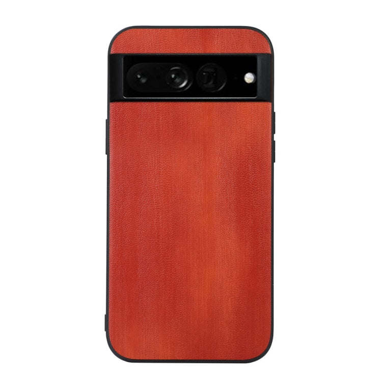 For Google Pixel 7 Pro 5G Yellow Cow Texture PU Phone Case