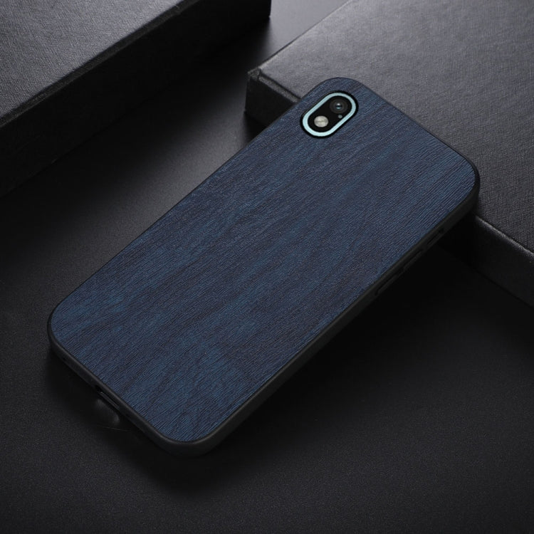For Sony Xperia Ace III Wood Texture PU Phone Case