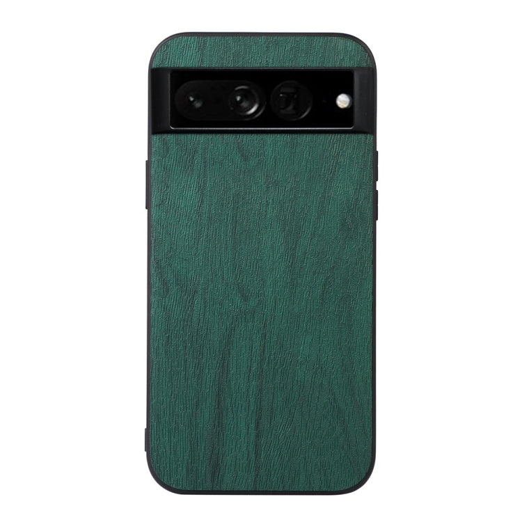 For Google Pixel 7 Pro 5G Wood Texture PU Phone Case