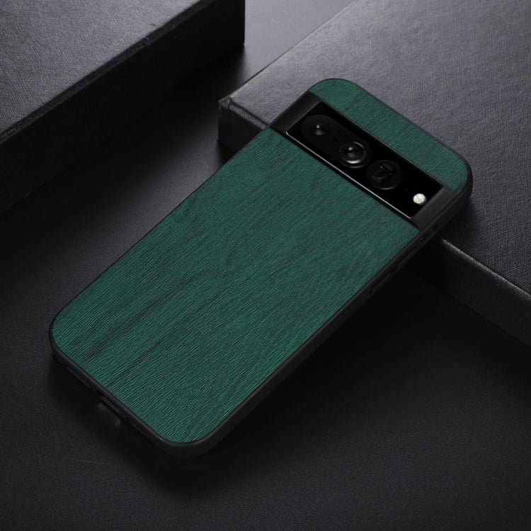 For Google Pixel 7 Pro 5G Wood Texture PU Phone Case