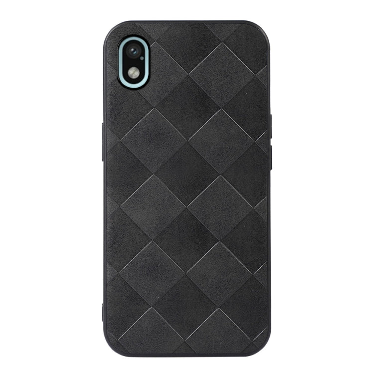 For Sony Xperia Ace III Weave Plaid PU Phone Case