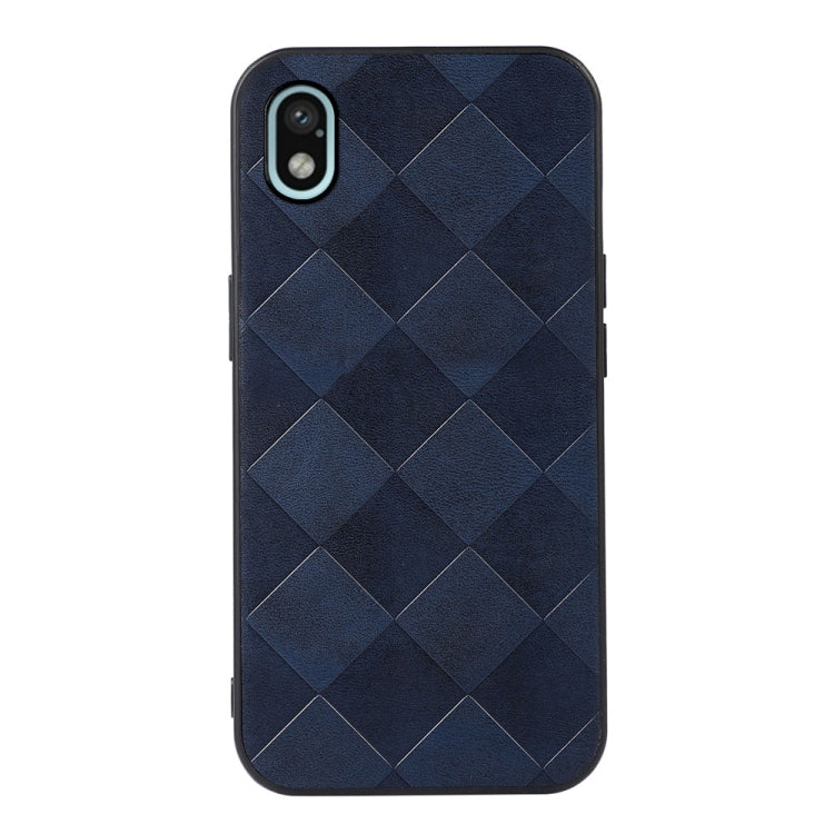 For Sony Xperia Ace III Weave Plaid PU Phone Case