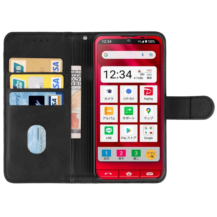 Leather Phone Case For Sharp Simple Sumaho 6
