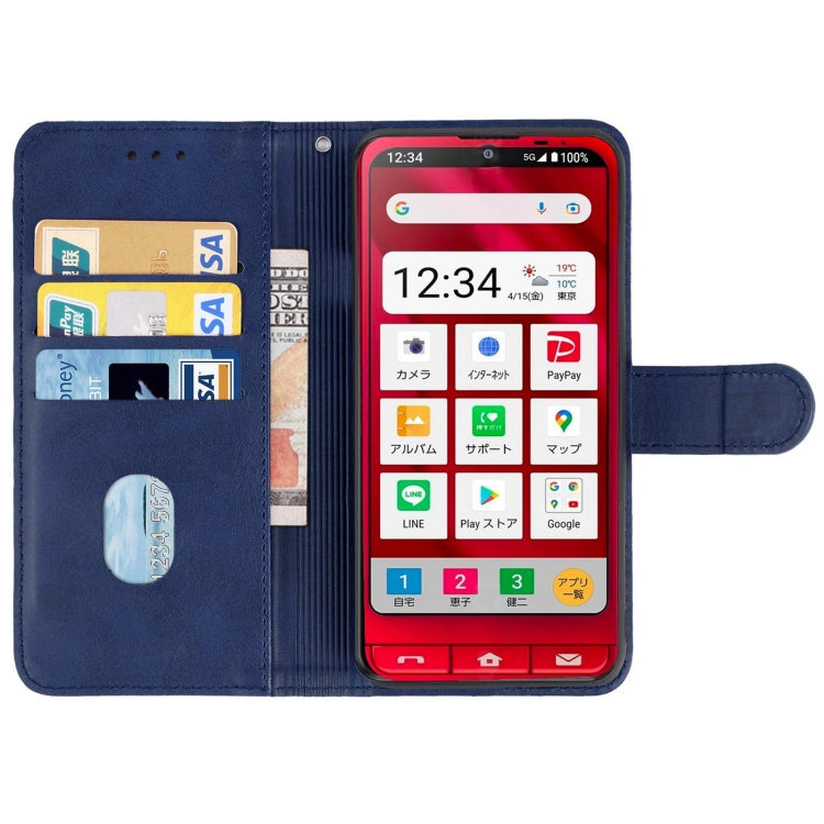 Leather Phone Case For Sharp Simple Sumaho 6
