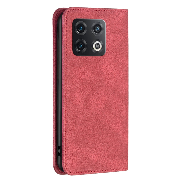 For OnePlus 10 Pro 5G Magnetic RFID Blocking Anti-Theft Leather Phone Case
