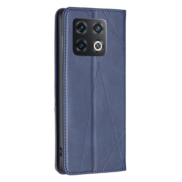 For OnePlus 10 Pro 5G Prismatic Invisible Magnetic Leather Phone Case