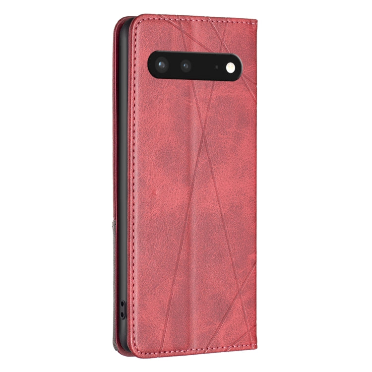 For Google Pixel 7 5G Prismatic Invisible Magnetic Leather Phone Case