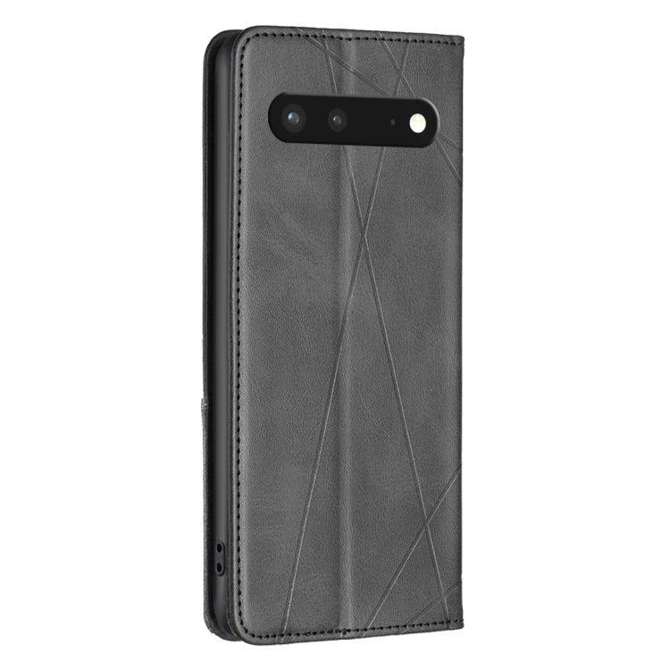 For Google Pixel 7 5G Prismatic Invisible Magnetic Leather Phone Case