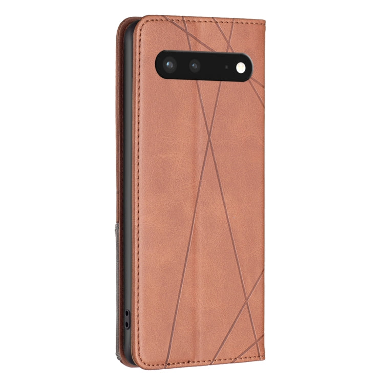 For Google Pixel 7 5G Prismatic Invisible Magnetic Leather Phone Case