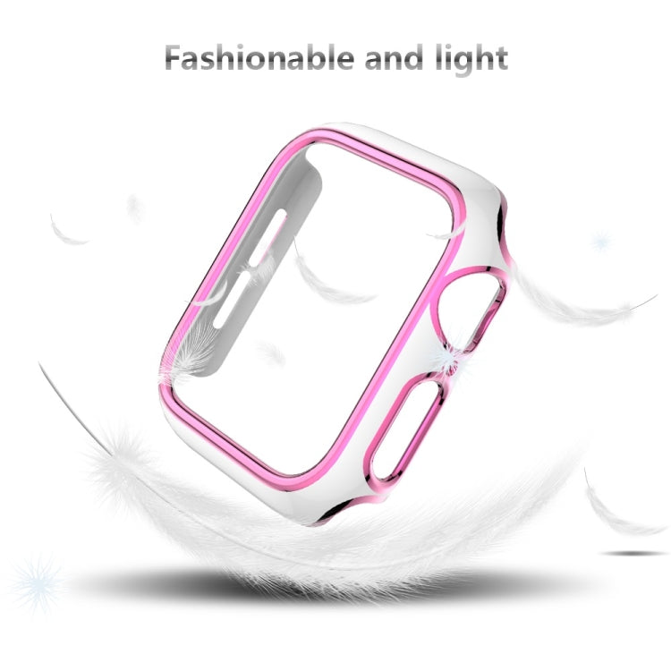 Two-color Electroplating PC Watch Case For Apple Watch Series 3&2&1 38mm