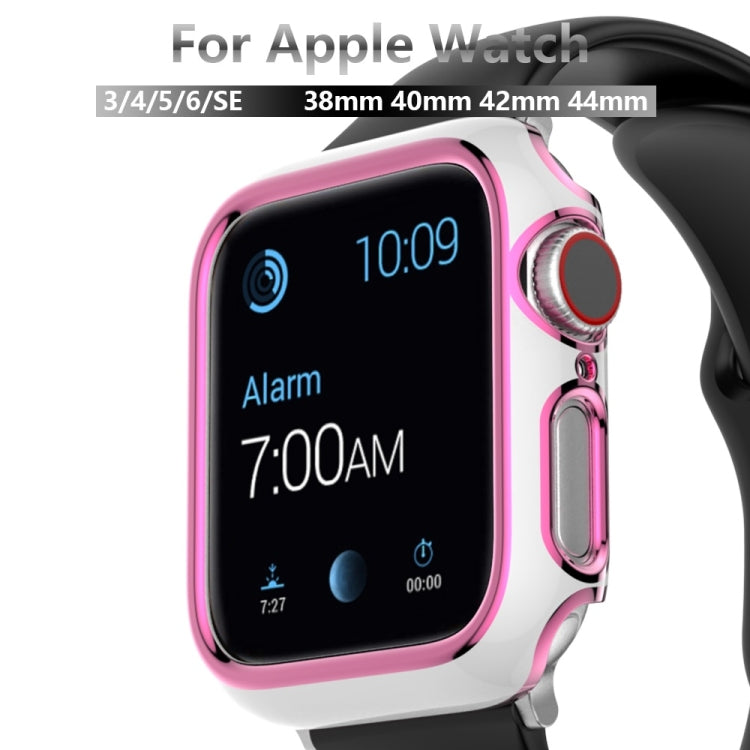 Two-color Electroplating PC Watch Case For Apple Watch Series 3&2&1 38mm