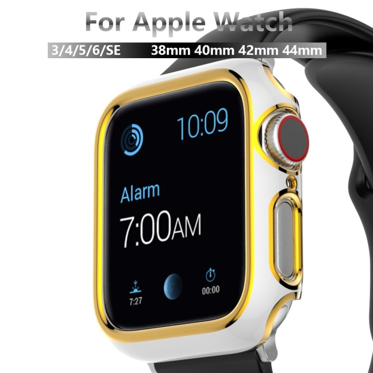 Two-color Electroplating PC Watch Case For Apple Watch Series 3&2&1 38mm