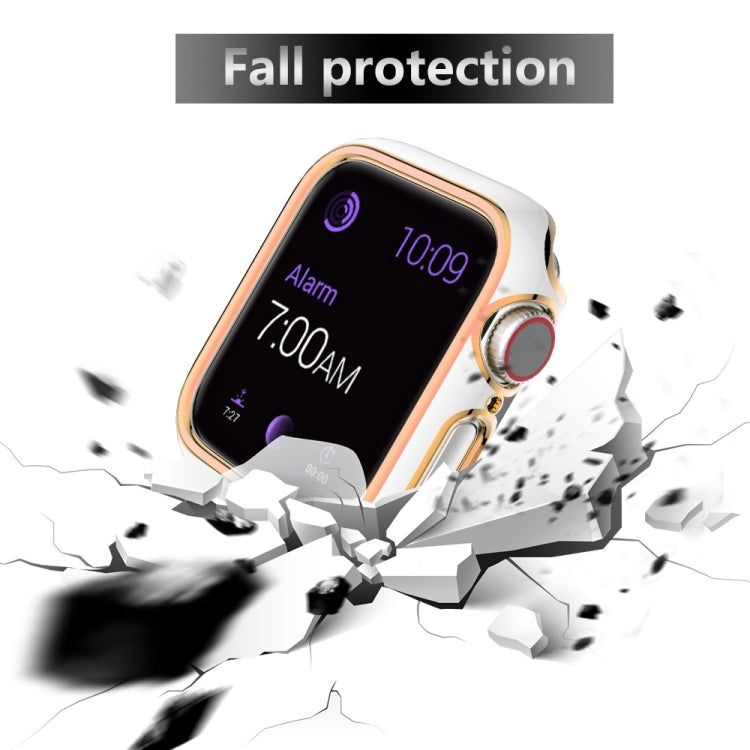 Two-color Electroplating PC Watch Case For Apple Watch Series 3&2&1 38mm