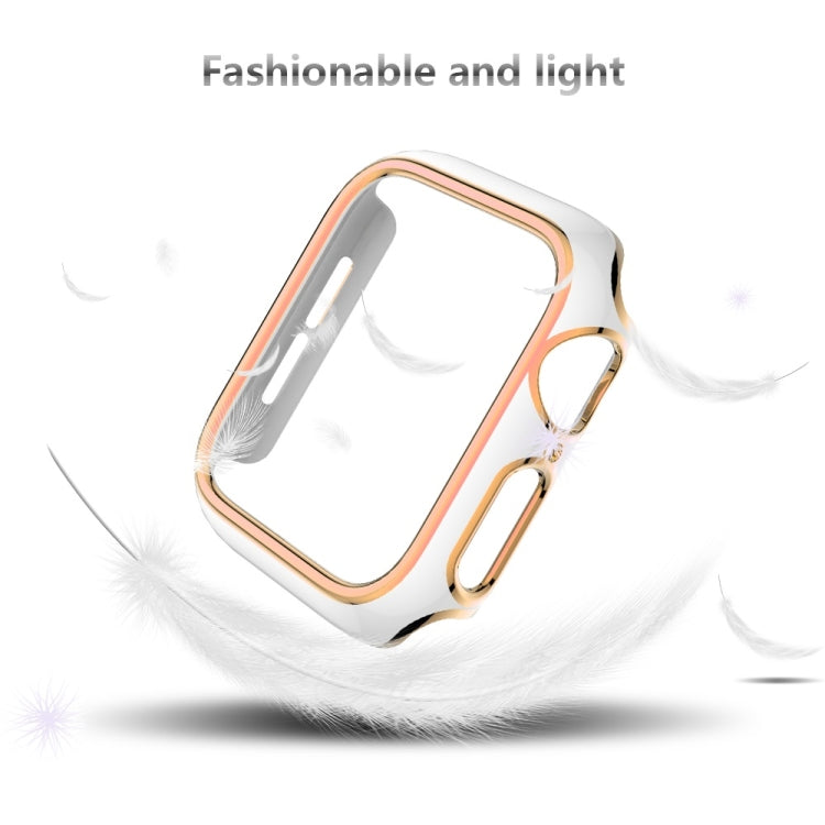 Two-color Electroplating PC Watch Case For Apple Watch Series 3&2&1 38mm