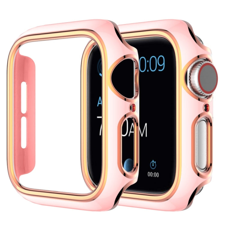 Two-color Electroplating PC Watch Case For Apple Watch Series 3&2&1 38mm