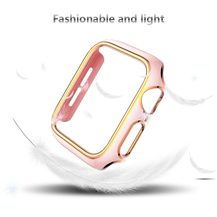 Two-color Electroplating PC Watch Case For Apple Watch Series 3&2&1 38mm