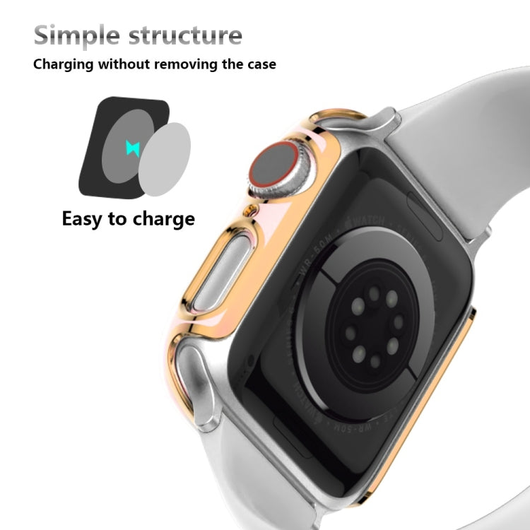 Two-color Electroplating PC Watch Case For Apple Watch Series 3&2&1 38mm