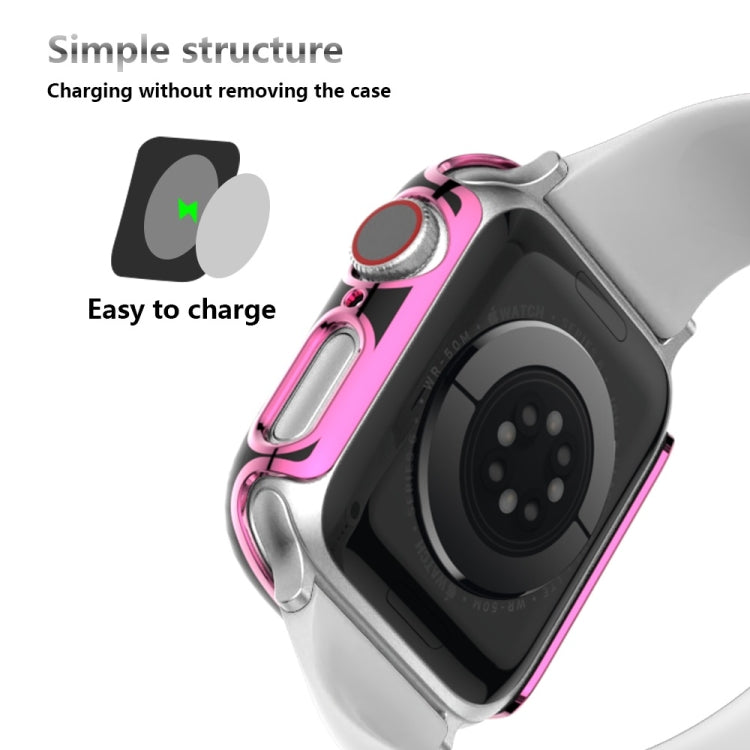 Two-color Electroplating PC Watch Case For Apple Watch Series 3&2&1 38mm