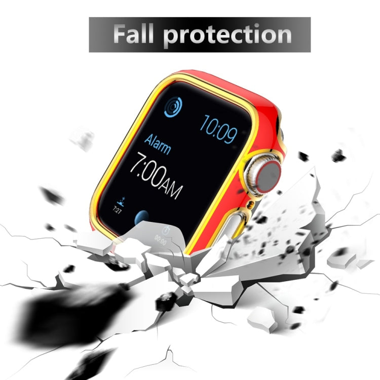 Two-color Electroplating PC Watch Case For Apple Watch Series 3&2&1 38mm