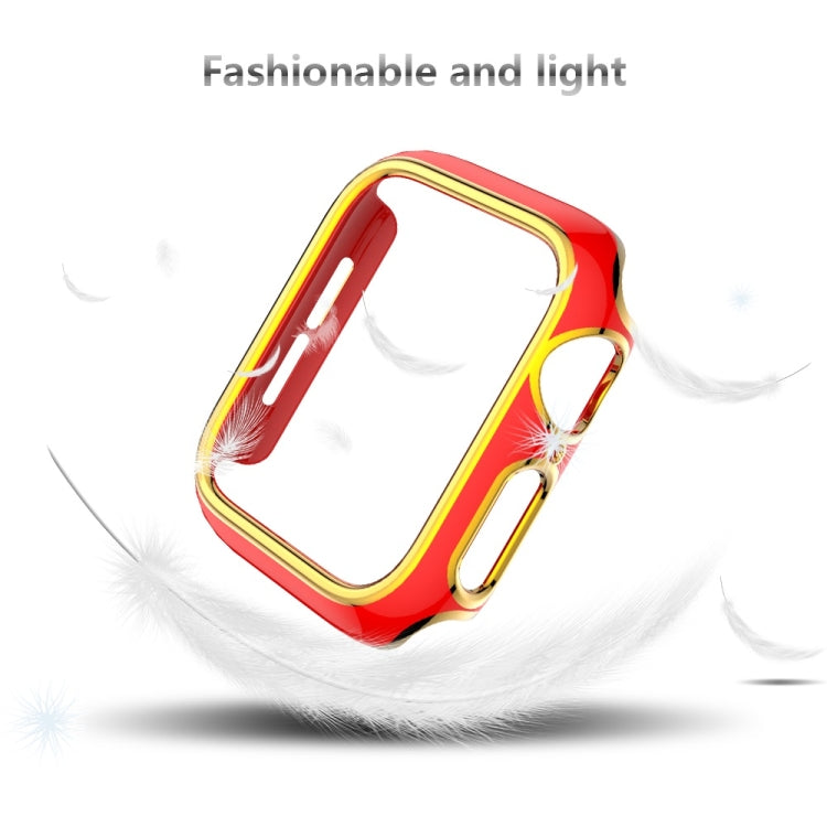 Two-color Electroplating PC Watch Case For Apple Watch Series 3&2&1 38mm