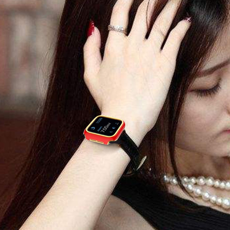 Two-color Electroplating PC Watch Case For Apple Watch Series 3&2&1 38mm