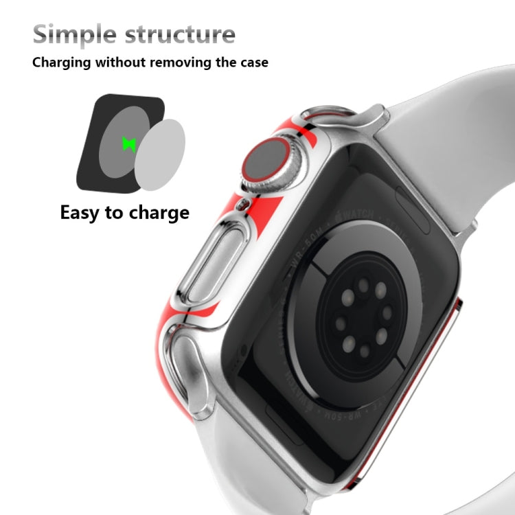 Two-color Electroplating PC Watch Case For Apple Watch Series 3&2&1 38mm