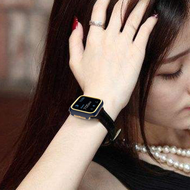 Two-color Electroplating PC Watch Case For Apple Watch Series 3&2&1 38mm