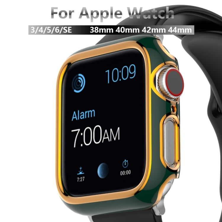 Two-color Electroplating PC Watch Case For Apple Watch Series 3&2&1 38mm