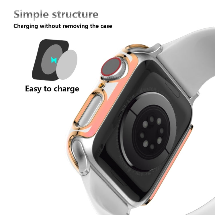Two-color Electroplating PC Watch Case For Apple Watch Series 3&2&1 42mm
