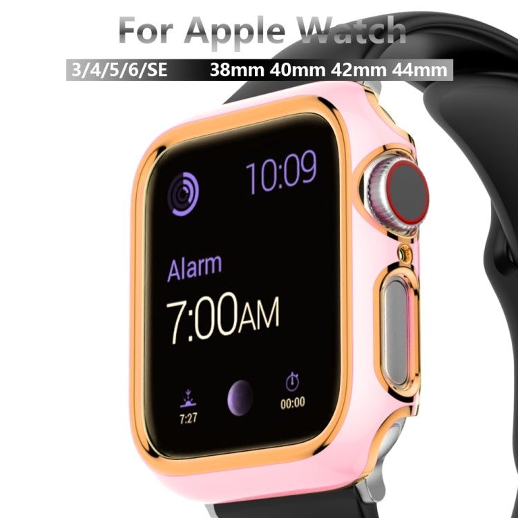 Two-color Electroplating PC Watch Case For Apple Watch Series 3&2&1 42mm