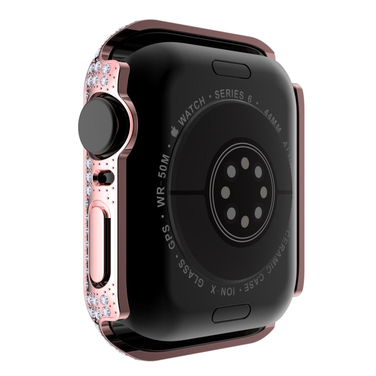 Diamond PC + Tempered Glass Watch Case For Apple Watch Series 3&2&1 38mm