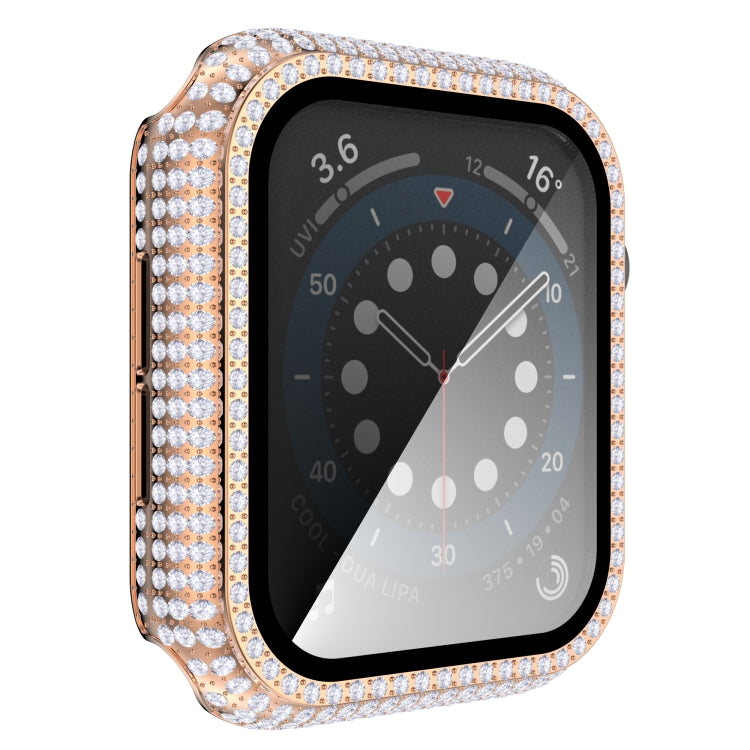 Diamond PC + Tempered Glass Watch Case For Apple Watch Series 3&2&1 38mm