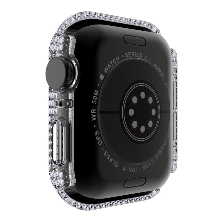 Diamond PC + Tempered Glass Watch Case For Apple Watch Series 3&2&1 38mm