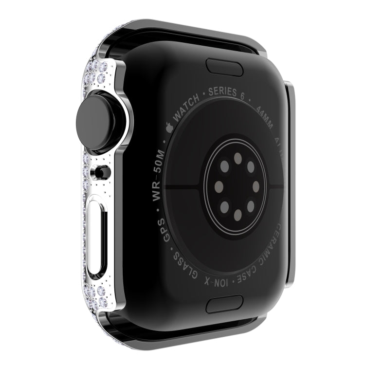 Diamond PC + Tempered Glass Watch Case For Apple Watch Series 3&2&1 38mm