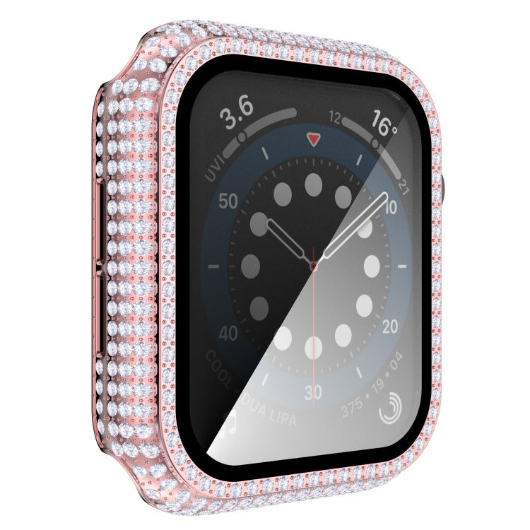 Diamond PC + Tempered Glass Watch Case For Apple Watch Series 3&2&1 42mm