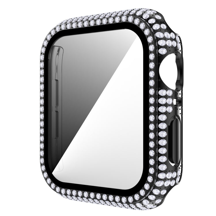 Diamond PC + Tempered Glass Watch Case For Apple Watch Series 3&2&1 42mm