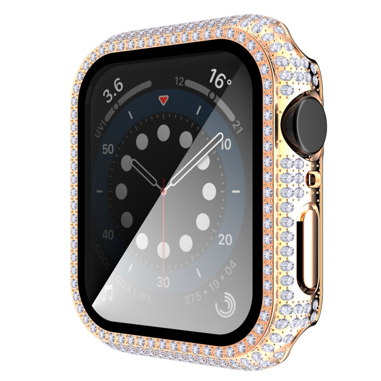 Diamond PC + Tempered Glass Watch Case For Apple Watch Series 3&2&1 42mm